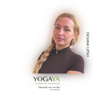 Oksana Lipski, Yogalehrerin bei YogaYa Leverkusen